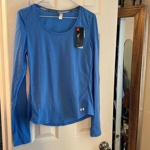 Blue long sleeve under armor top